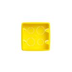 CAIXA DE LUZ PVC 4X4 AMARELA KRONA