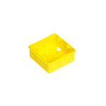 CAIXA DE LUZ PVC 4X4 AMARELA KRONA