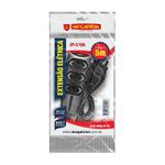EXTENSAO TRIPLA CB PP. 3X0,75MM 5 MTS MEGATRON