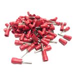 TERMINAL PRE-ISOL. TIPO PINO PTV1,25-12 1,5M VERMELHO SIBRATEC