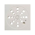 GRELHA PLÁSTICA QUADRADA 15CM BRANCO OVERTIME