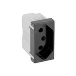 TOMADA MÓDULO HABITAT BLACK PADRÃO 2P+T 20A 250V 4036 FAME