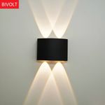 ARANDELA LED YORI 2F 4W 4000K BIVOLT PRETO 520,0030 NOLL