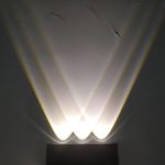 ARANDELA LED YORI 2F 6W 4000K BIVOLT PRETO 5200031 NOLL