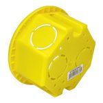 CAIXA DE LUZ PVC OCTOGONAL 3X3 AMARELA 57500 TRAMONTINA