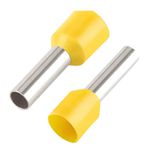 TERMINAL PRE-ISOLADO TIPO TUBULAR AMARELO 6,0MM
