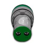 VOLTIMETRO DIGITAL 22MM VERDE AD22-22VS-G 20/500V SIBRATEC