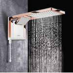 CHUVEIRO ACQUA DUO ELETRÔNICO ROSE GOLD 7800W 220V LORENZETTI