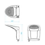 CHUVEIRO ACQUA JET ELETRÔNICO ULTRA BRANCO 6800W 220V LORENZETTI