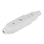 PLUG MACHO + FÊMEA PADRÃO 2P+T 10A 250V CINZA 1918 FAME