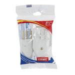 PLUG MACHO + FÊMEA PADRÃO 2P+T 10A 250V CINZA 1918 FAME