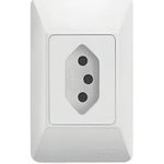 TOMADA PADRÃO EXTERNO 2P+T 10A 250V 1413 FAME
