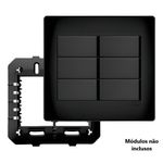 PLACA HABITAT BLACK COM SUPORTE 6 MÓDULOS 4X4 4080 FAME