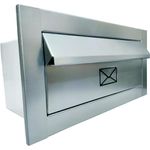 CAIXA DE CORRESPONDÊNCIA INOX GRANDE 16X36CM 0023 RMC
