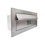CAIXA DE CORRESPONDÊNCIA INOX PEQUENA 15X30CM 0021 RMC
