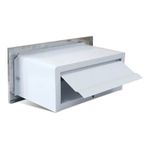 CAIXA DE CORRESPONDÊNCIA INOX PEQUENA 15X30CM BRANCO 0036 RMC