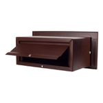 CAIXA DE CORRESPONDÊNCIA INOX PEQUENA 15X30CM CORTEN 0043 RMC