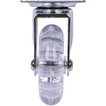 RODÍZIO GIRATÓRIO CRISTAL 50MM SEM FREIO 03080305010 SOPRANO