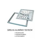RALO CÔNCAVO ALUMÍNIO ESCOVADO 15X15 21515C PRIME ALUMÍNIO