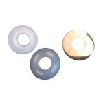 KIT PORCA / REFORÇO / CANOPLA INOX RETA 304 CN-016E ICO METAIS