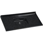 PIA SINTÉTICA STANDARD GRANITADA 100X50CM PRETO 505208 A.J. RORATO