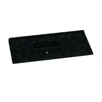 PIA SINTÉTICA STANDARD GRANITADA 120X50CM PRETO 505308 A.J.RORATO