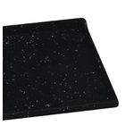 PIA SINTÉTICA STANDARD GRANITADA 140X50CM PRETO A.J. RORATO