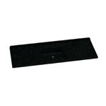 PIA SINTÉTICA STANDARD GRANITADA 150X50CM PRETO 505708 A.J. RORATO