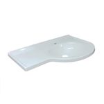 PIA RORALIT VIENA CURVO 64X45CM BRANCO 547502 A.J. RORATO