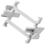 ESPAÇADOR BLOCO VIDRO 10CM BRANCO ECOLIDER