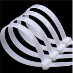 ABRAÇADEIRA NYLON BRANCA 7.6X500 BRASFORT