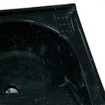 TANQUE BATEDOR SINTÉTICO GRANITADO SIMPLES Nº 1 60X60CM PRETO 500308 A.J. RORATO