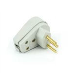 PLUG PADRÃO 90º 2P+T 20A 250V CINZA 08314820 FAME