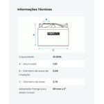 TANQUE POLIETILENO 10.000LTS 2070048 FORTLEV