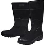 BOTA PVC CANO LONGO COM FORRO PRETO 919152 WORKER