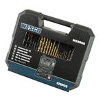 JOGO DE BROCAS E BITS 125 PEÇAS WS9958 WESCO