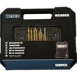 JOGO DE BROCAS E BITS 125 PEÇAS WS9958 WESCO