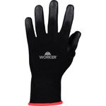 LUVA BANHADA PU POLIESTER TAM 9" G 598534 WORKER