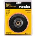 DISCO PVC PARA LIXADEIRA 4.1/2" COM FIXA FÁCIL 1240412412 VONDER