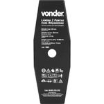 LÂMINA 2 PONTAS ROÇADEIRA 255MMX20MM VONDER