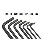 JOGO CHAVES TORX CURTA 7 PEÇAS T10 A T40 140880 WORKER