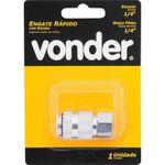 ENGATE RÁPIDO FÊMEA 1/4X1/4 ESFERA 5114214001 VONDER