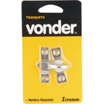 TRANQUETA BASE 2 FUROS NIQUELADA 3263400000 VONDER