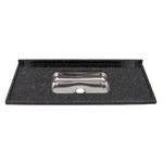 PIA COM CUBA INOX BELLA 1,20X55 VERDE UBATUBA 50112383 VENTURINI