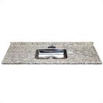 PIA COM CUBA INOX BELLA 1,50X55 BRANCO PORTINARI 50112413 VENTURINI