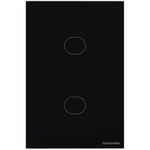 INTERRUPTOR 2 TECLAS SMART ONNE PRETO 10A BIVOLT 57199/051 TRAMONTINA