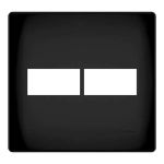 PLACA HABITAT BLACK COM SUPORTE 2 MÓDULO 4X4 4078 FAME