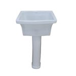 TANQUE LOUÇA COM COLUNA 20 LITROS BRANCO 23001 SANTA CLARA