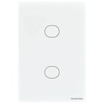 INTERRUPTOR 2 TECLAS SMART ONNE BRANCO 10A BIVOLT 57199/001 TRAMONTINA