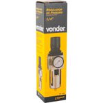 REGULADOR DE PRESSÃO 1/4" DRENO AUTOMÁTICO RP 140 6248140002 VONDER